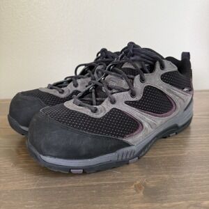 Danner Womens Gray Purple Springfield Low Composite Toe Boots Tennis Shoes